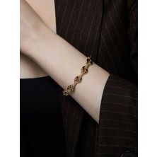 Ekinci Kuyumculuk 14 Ayar Altın Armoni Bilezik – Işığın Zarif Akışı