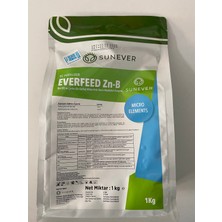 Sunever Çinko Bor Gübresi 1 kg – Zn-B Mikro Element Bitki Gübresi | Fındık, Sebze ve Meyve Için
