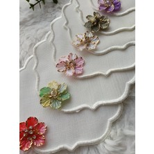 Zeynep Ela Kahve Yanı Kokteyl Sunum Peçete 6 Adetçiçekli