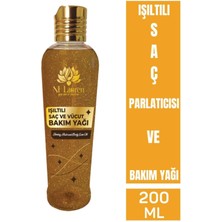 MidasTech Işıltılı Saç Parlatıcısı ve Bakım Yağı 200 ml