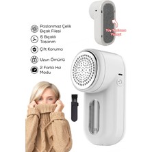 MidasTech Şarjlı 2 Hızlı 6 Bıçaklı Tüy ve Tiftik Temizleme Makinesi