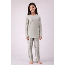 Pemilo Kız Çocuk 15580 Uzun Kol % 100 Pamuk Pijama Takımı