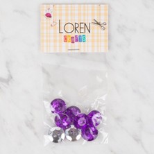 MidasTech Loren Crafts 8 Li Düğme - 218