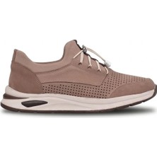 Ayakkabı Fuarı Elit MZV2045N Erkek Hakiki Nubuk Deri Casual Ayakkabı Kum