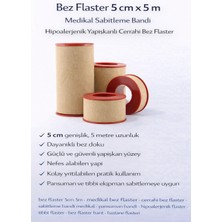 Nexgen Bez Flaster 5 cm x 5 M Medikal Sabitleme Bandı Hipoalerjenik Yapışkanlı Cerrahi Bez Flaster