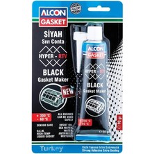 Alcon Hyper-Rtv Nötr Sıvı Conta  M-3304 Siyah 90 gr