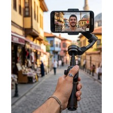 Teknodayım Telefon Gimbal Stabilizer Video Sabitleyici Vlog Çekim Aparatı