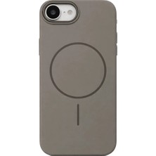 Vissona iPhone 16E / 17EUyumlu Kamera Çıkıntılı Magsafe Wireless Şarj Özellikli Sert Sararmaz Silikon Kılıf