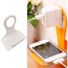 Biishe® Universal Mobil Şarj Priz Askısı ve Telefon Tablet  Tutucu Stand