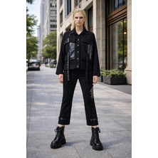 Melisa Siyah Kot Pantolon