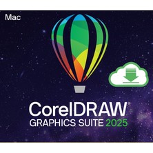 Corel Coreldraw Graphics Suite 2025 (Mac) - 4 Mac Süresiz Dijital Kod