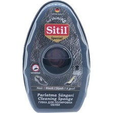 6 Adet Sitil Depolu Parlatma Süngeri 6 ml Siyah