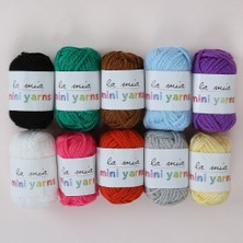 MidasTech La Mia Mini Yarns 10 Lu Paket 10GR Renkli El Örgü