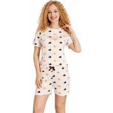 Pemilo Kadın 01164 Milan Şortlu Pijama Takımı