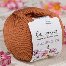 MidasTech La Mia Mercerized Cotton Açık Kahverengi El Örgü Ipi - 211 - 33580