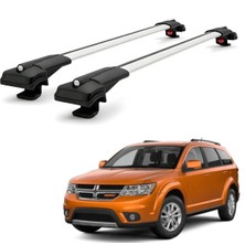 Cross Oto Aksesuarları Dodge Journey 2009-2012 için Ara Atkı Tavan Barı , Araca Özel , Kilitlenebilir Araç Üstü Ekipman Taşıma Barı (2 Adet)