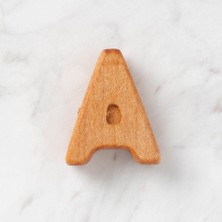 MidasTech Hobi Baby Organik Ahşap Harf - A