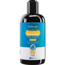 MidasTech Bidoze Argan & Biotin Özlü Organik Şampuan 250 Ml. | Dökülme ve Kepek Karşıtı Onarıcı Bak�