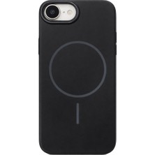 Vissona iPhone 16E / 17EUyumlu Kamera Çıkıntılı Magsafe Wireless Şarj Özellikli Sert Sararmaz Silikon Kılıf