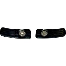 BSG Volkswagen Polo 1994-1999 Sis Far Seti Çerçeveli LED Ampullü Sağ Sol Takım