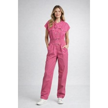 Su Yolu Kolsuz Pembe Tulum