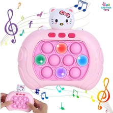 Brother Toys Hello Kitty Model Konsol Işıklı Popit Oyun Konsolu Pop It Oyuncak