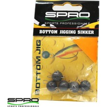 Spro Rigged Bottom Jig Siyah 7g #5