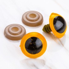 MidasTech Loren 18 mm Sarı 5 Çift Amigurumi Göz