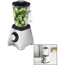 MidasTech Turbo Doğrayıcı Blender Buz Kırıcı 6lı Bıçak=paslanmaz Çelik - 1.5lt Cam Hazne 2 Kademe Hız 400W