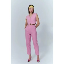 Düz Kesim Kumaş Pantolon