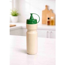 Herevin Sıkma Sos Şişesi 660 ml Plastik Sosluk Akıtmaz Kapaklı Ketçap Mayonez Sos Şişesi Mutfak ve Restoran Kullanımı