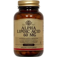 Solgar Alpha Lipoic Acid 60 Mg 30 Kapsül