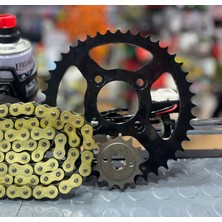 Tvs Apache Rtr 200 Zincir Dişli Seti Oringli Gold Sarı Zincir Supermoto