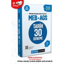 Pegem Akademi Yayıncılık 2026 Meb-Ags Tarih Tamamı Çözümlü 30 Deneme E-Kitap
