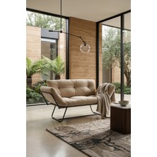 AVYNA Vıonest™ Dualliving Yataklı Kanepe | Mekanizmalı Açılır Çekyat Sistemi, Premium Ikili Koltuk - Krem