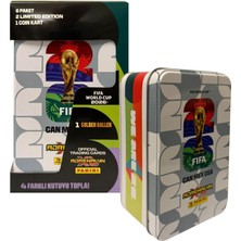 Panini Dünya Kupası Fıfa World Cup 2026 Metal Kutu Tin Box Gri