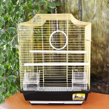 EuroGold Storozal Kafes 34,5X28X45,5 Kafes Pirinç Yayvan Tepe Düz Çatı