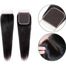 Dua Giyim Peruk Tepesi Doğal Renk (Closure) 10INCH