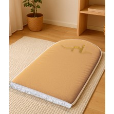 Carpetella 3 cm Ortopedik Süngerli Peluş Seccade Yumuşak Diz Ağrıtmaz Namazlık