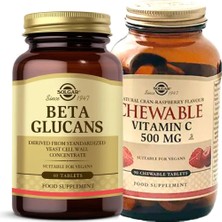 Solgar Beta 1.3 Glucans 60 Tb+ Chewable Vitamin-C 500 Mg 90 Tablet