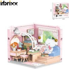 Vagon P885001 Panlos Kedi Odası 287 Parça Block Oyuncak