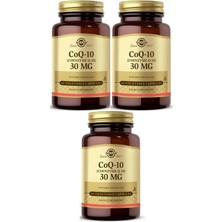 Solgar Coenzyme Q-10 30 Mg 60 Kapsül 3 Adet