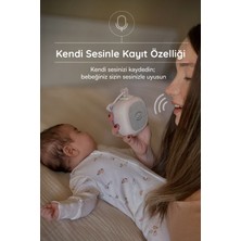 Budizzz Plus 33 Sesli Ağlama Sensörlü Bebek Beyaz Gürültü Cihazı | Uyku Arkadaşı Ayıcık
