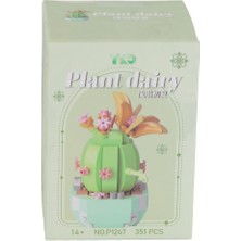 Vagon P1247 Panlos Simülasyon Çiçek Serisi 351 Parça Block Oyuncak