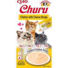 Ciao Churu Cream Tavuklu ve Peynirli Ödül Kreması 4X14 G