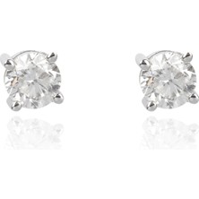 Berk Mücevherat Pırlanta Tektaş Küpe