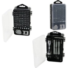 Nexgen 115İN1 Saatçi - Telefoncu Bits Tornavida Seti 98PCS Uç + 1-T.vida Sapı + Telefon Aparatları