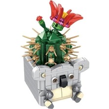 Vagon P655014 Panlos Hayvan Saksıları Buket Setleri Koala 297 Parça Block Otyuncak