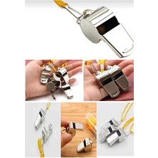 Nexgen Metal Düdük - Hakem Düdüğü - Deprem Düdüğü - Kamp Düdüğü 5 Adet