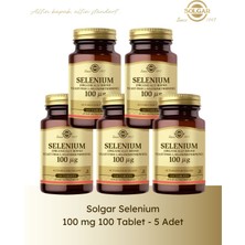 Solgar Selenium 100 Mg 100 Tablet 5 Li Paket